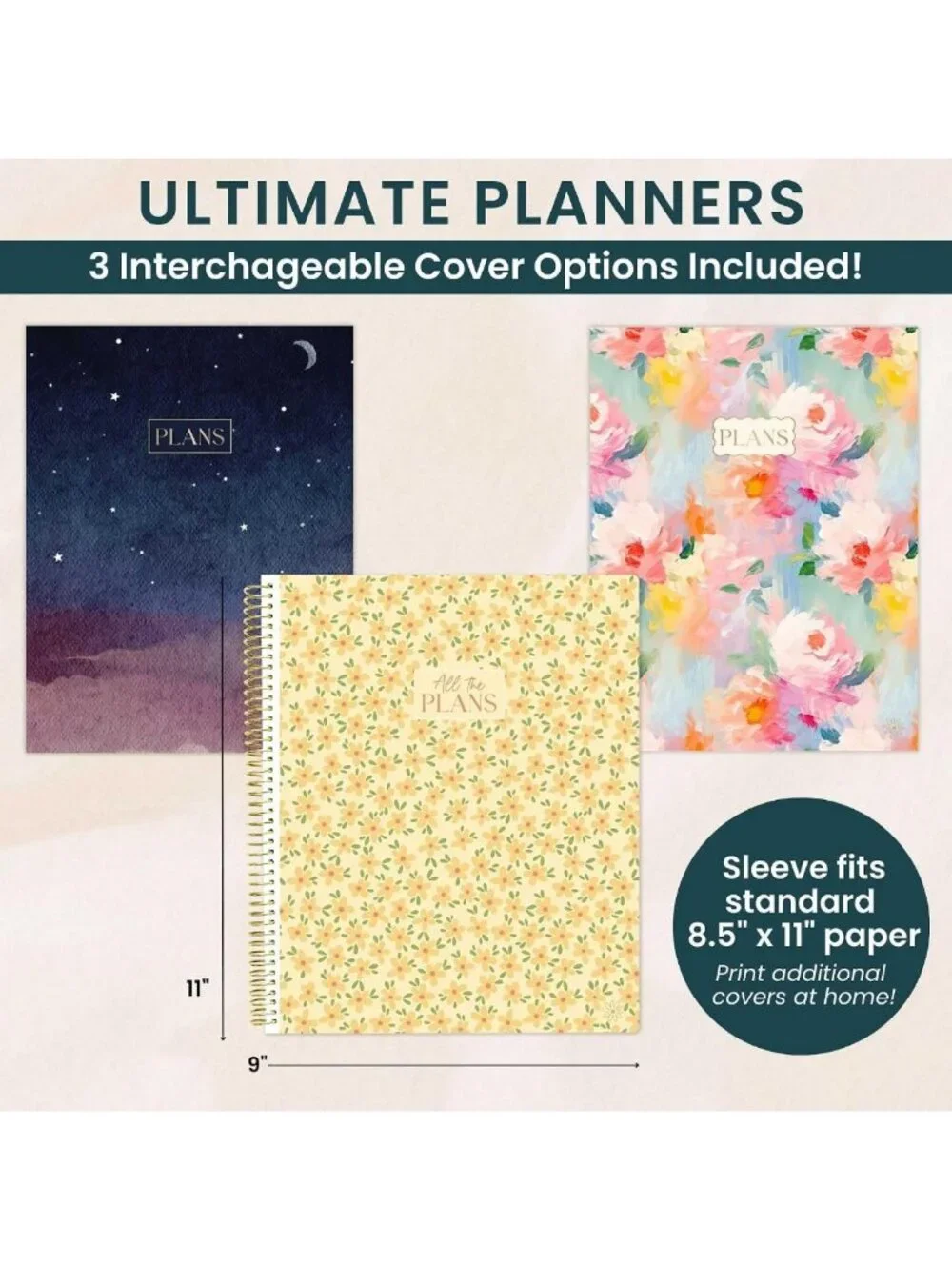 Ultimate Monthly & Weekly Undated Planner & Notebook - 9